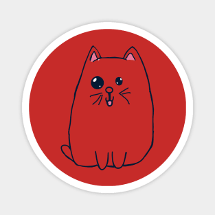 Poorly drawn cats: Herbert Magnet